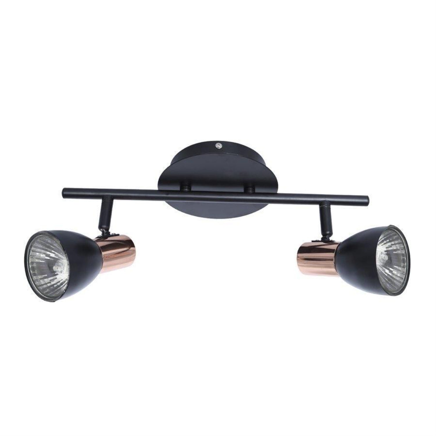 Xtricity - Plafonnier à 2 Têtes, Largeur de 16,1'', De la Collection Riviera, Noir - Simple Boutique