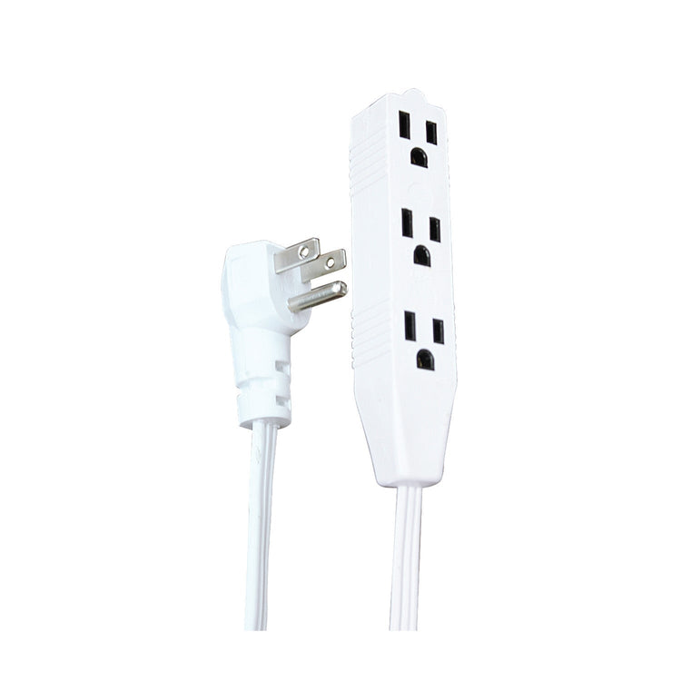 Xtricity - Rallonge Électrique à 3 Prise avec Mise à la Terre, Longeur de 4.5 Mètres, Pour Usage Intérieur, Blanc - Simple Boutique