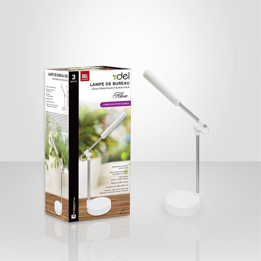 Xtricity lampe de bureau au del 3w avec tête flexible alexa - Simple Boutique