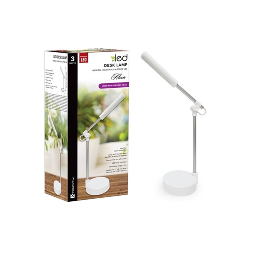 Xtricity lampe de bureau au del 3w avec tête flexible alexa - Simple Boutique