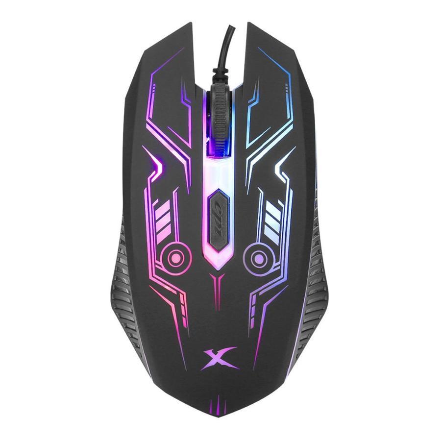 Xtrike Me CM-406 - Ensemble de Clavier, Souris, Casque et Tapis, Filaire avec Rétro-Éclairage - Simple Boutique