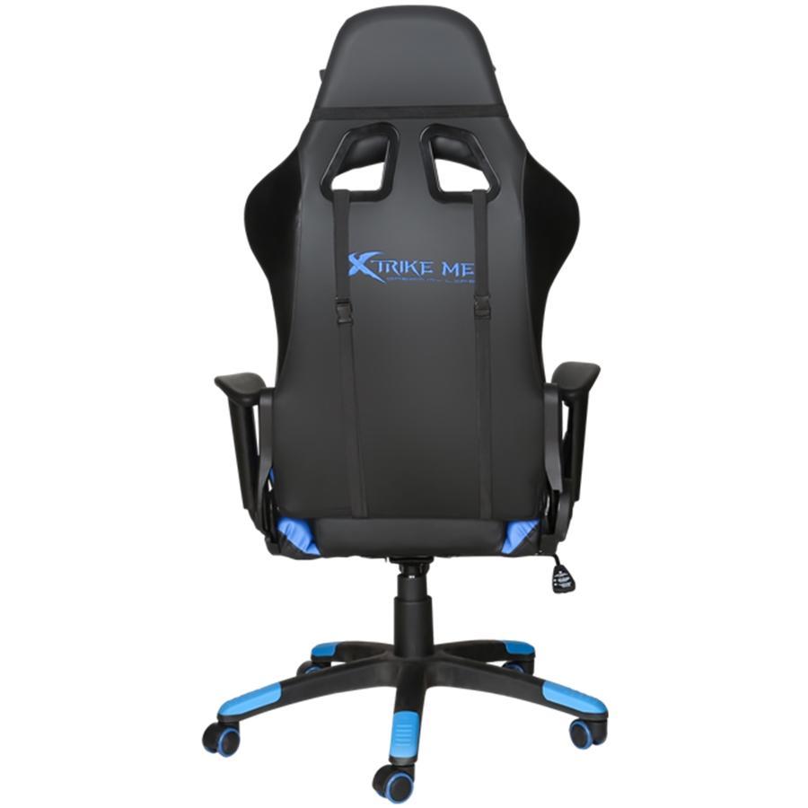 Xtrike Me GC-905 - Chaise de Gamer sur Roulettes, Ajustable et Ergonomique, Bleu - Simple Boutique