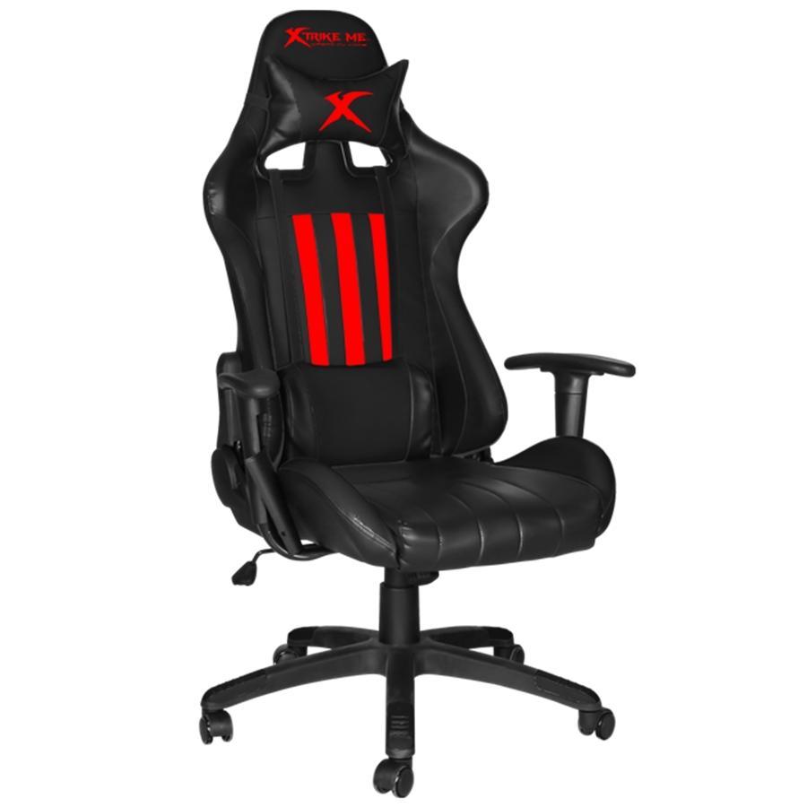 Xtrike Me GC-905 - Chaise de Gamer sur Roulettes, Ajustable et Ergonomique, Noir - Simple Boutique