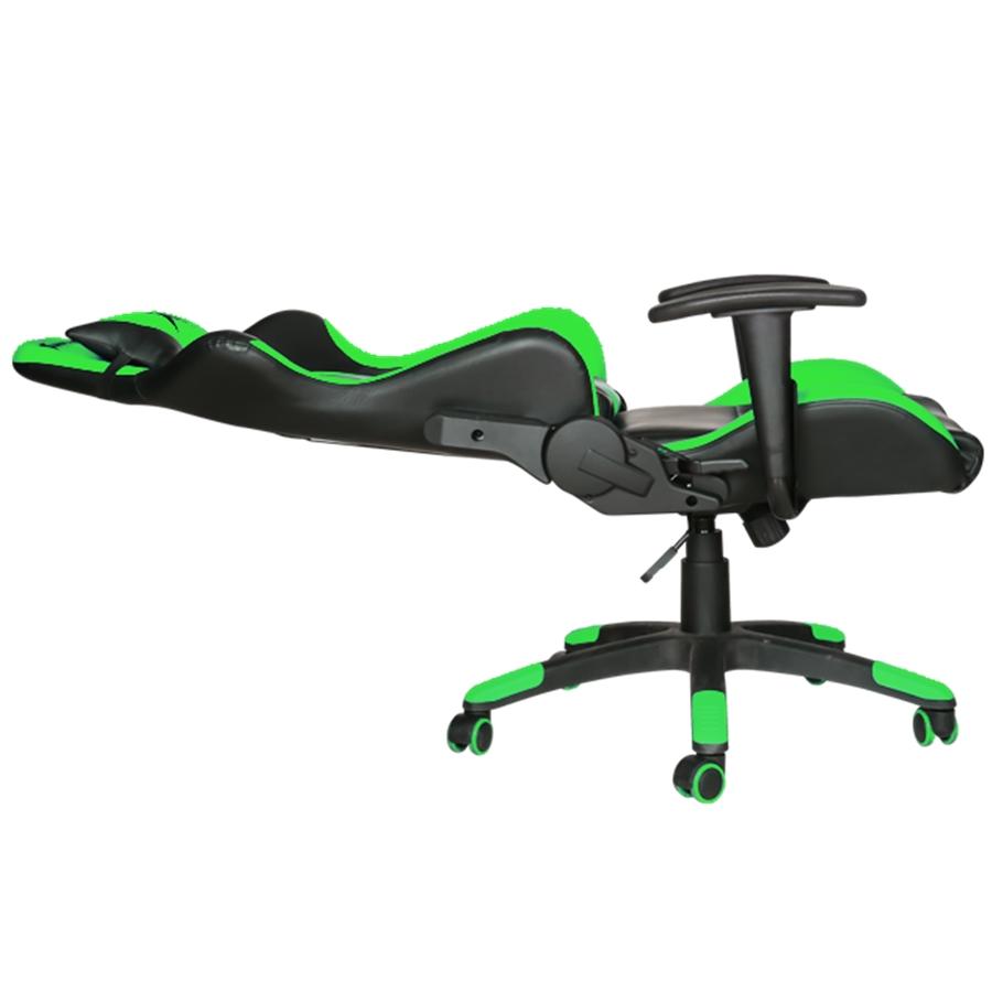 Xtrike Me GC-905 - Chaise de Gamer sur Roulettes, Ajustable et Ergonomique, Vert - Simple Boutique
