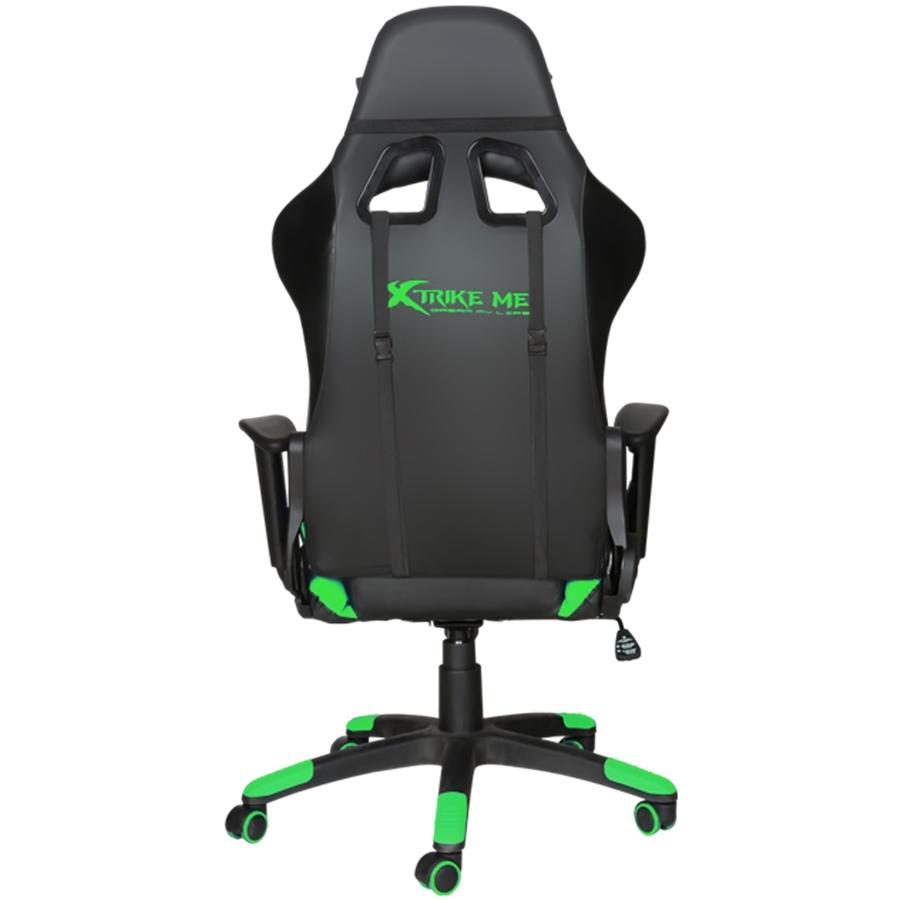 Xtrike Me GC-905 - Chaise de Gamer sur Roulettes, Ajustable et Ergonomique, Vert - Simple Boutique