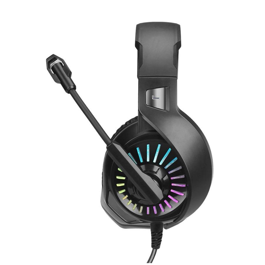 Xtrike Me GH-890 - Casque de Jeu Filaire, Rétro-Éclairé avec Microphone, Noir - Simple Boutique