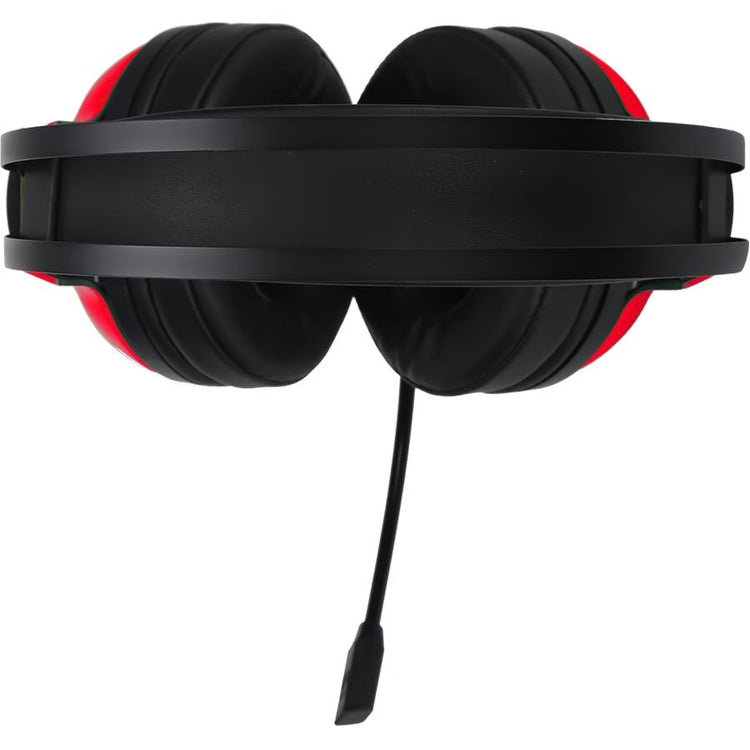 Xtrike Me GH-908 - Casque de Jeu 7.1 Surround, Filaire avec Microphone, Rouge - Simple Boutique