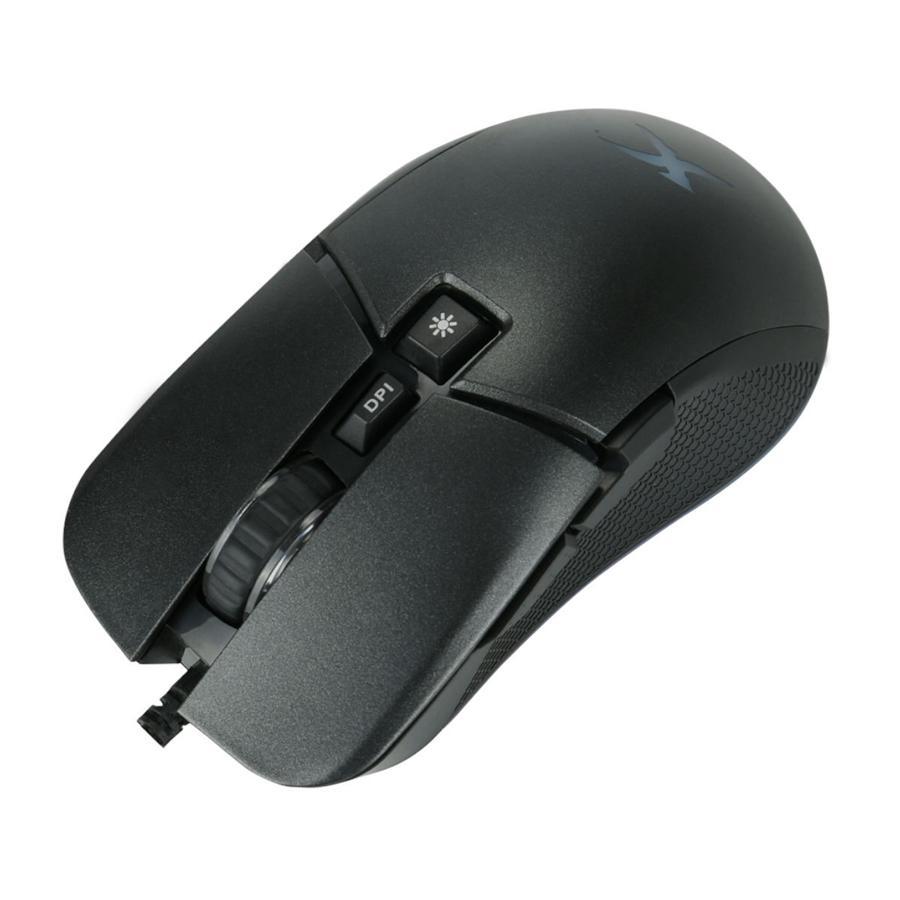 Xtrike Me GM-310 - Souris de Jeu Optique, Filaire avec 7 Boutons et Rétro-Éclairage, DPI 800 à 6400, Noir - Simple Boutique