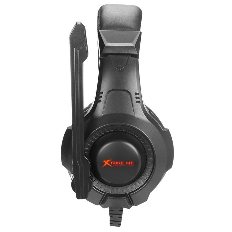 Xtrike Me HP-311 - Casque de Jeu Stéréo, Filaire avec Microphone et Télécommande, Noir - Simple Boutique