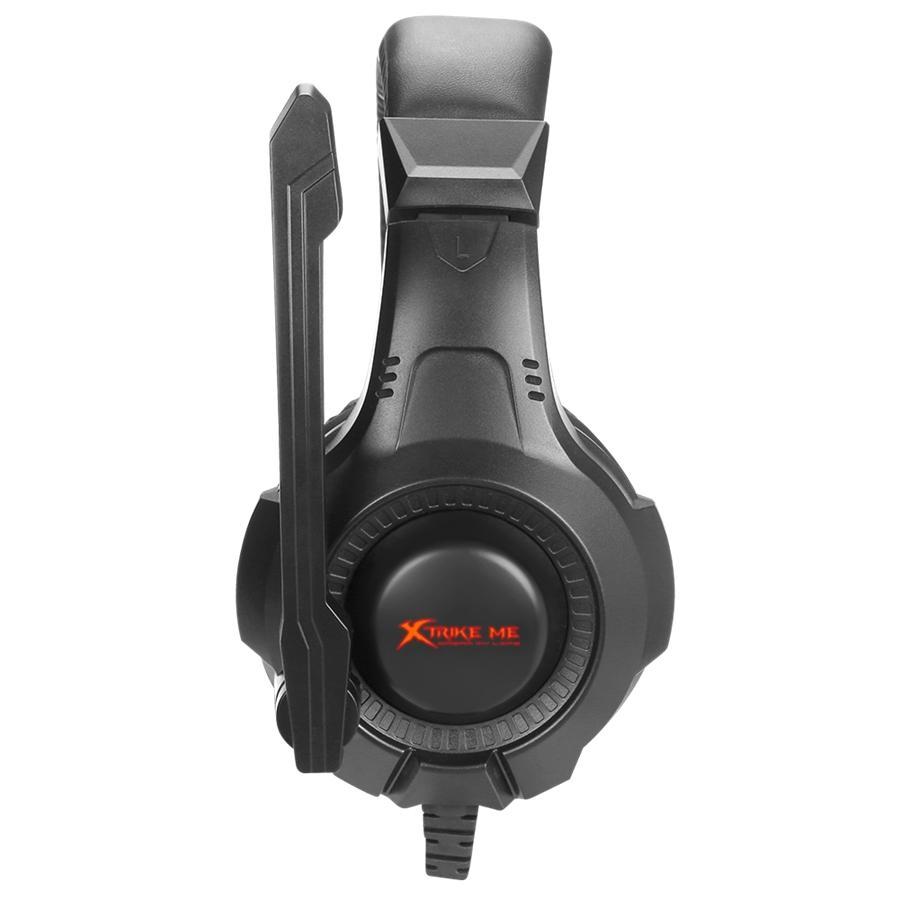 Xtrike Me HP-311 - Casque de Jeu Stéréo, Filaire avec Microphone et Télécommande, Noir - Simple Boutique