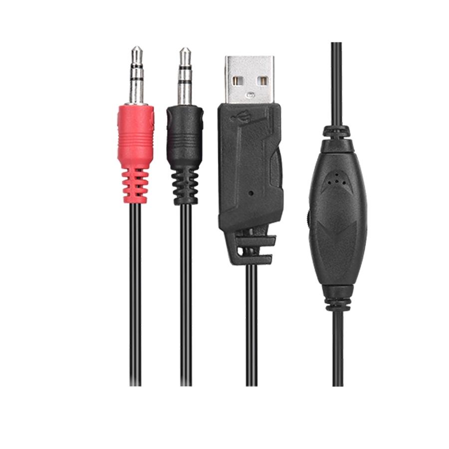 Xtrike Me HP-311 - Casque de Jeu Stéréo, Filaire avec Microphone et Télécommande, Noir - Simple Boutique