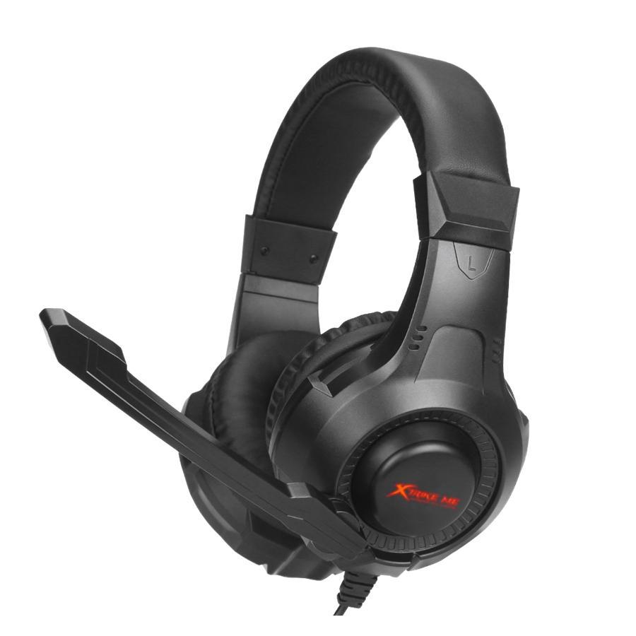 Xtrike Me HP-311 - Casque de Jeu Stéréo, Filaire avec Microphone et Télécommande, Noir - Simple Boutique