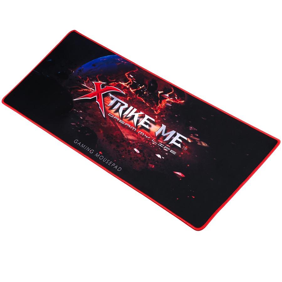 Xtrike Me MP-204 - Tapis de Souris XXL de Haute Qualité, 770x295x3mm, Rouge - Simple Boutique