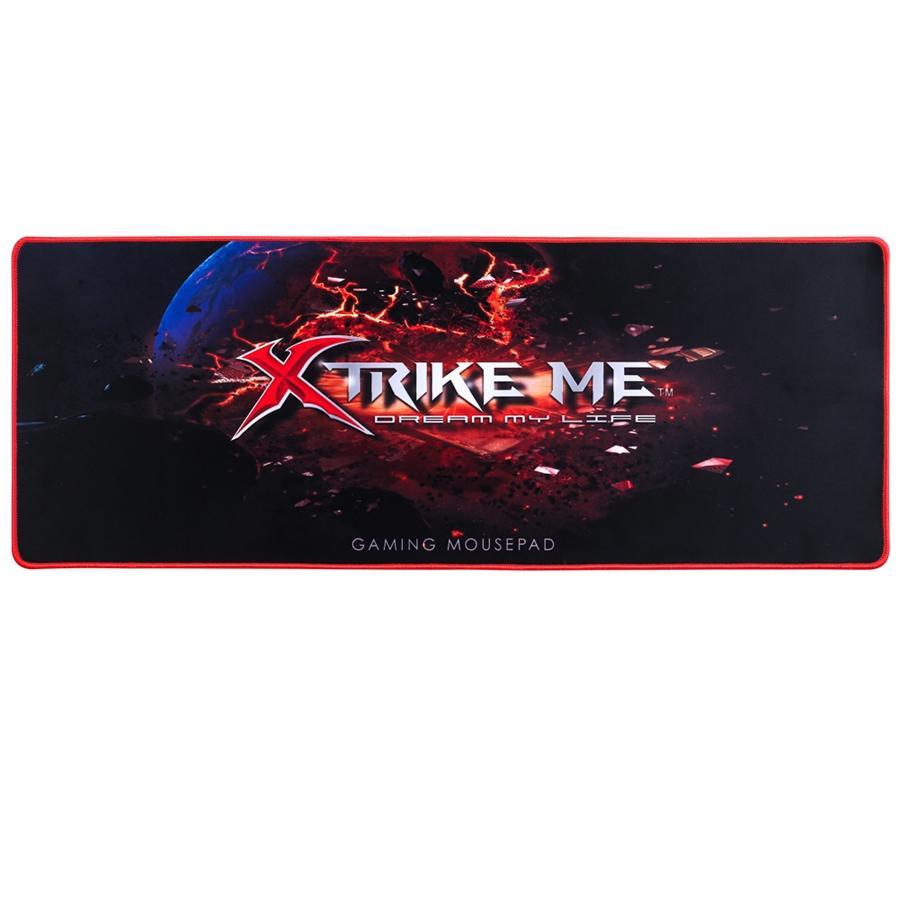 Xtrike Me MP-204 - Tapis de Souris XXL de Haute Qualité, 770x295x3mm, Rouge - Simple Boutique