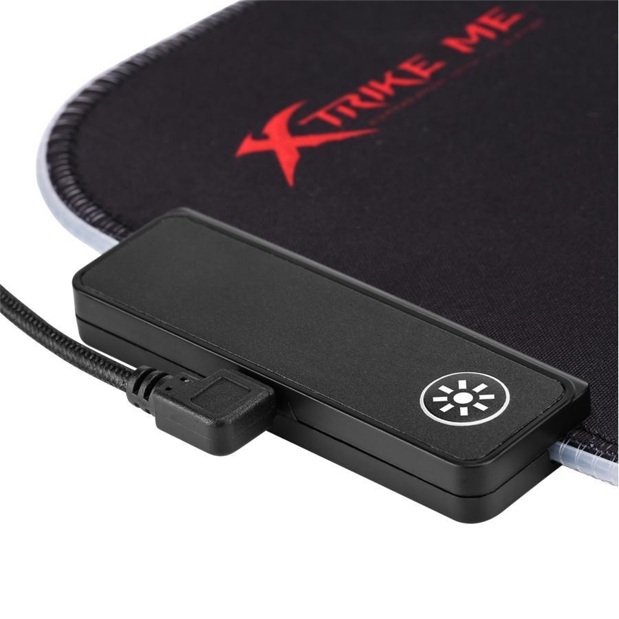 Xtrike Me MP-602 - Tapis de Souris de Haute Qualité, Rétro-Éclairé, 700x295x3mm, Rouge - Simple Boutique