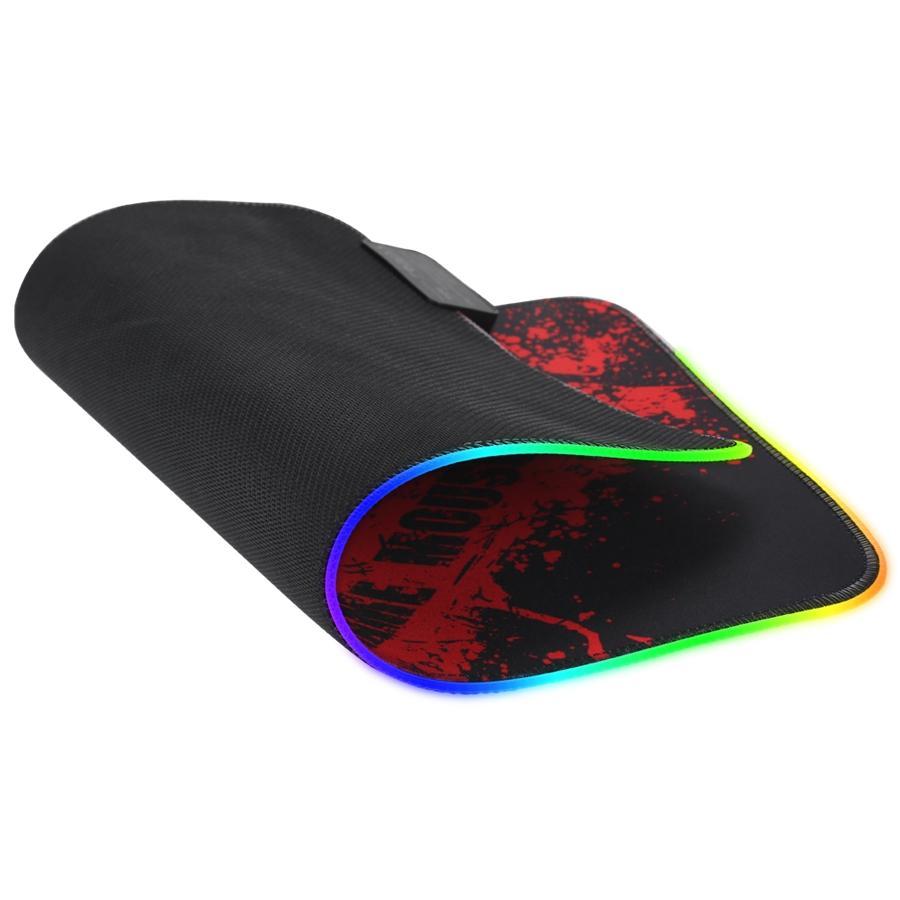 Xtrike Me MP-602 - Tapis de Souris de Haute Qualité, Rétro-Éclairé, 700x295x3mm, Rouge - Simple Boutique