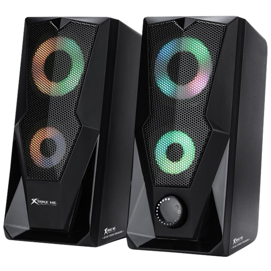 Xtrike Me- SK-501 - Haut-Parleurs Stéréo, 2 X 3W, Noir - Simple Boutique