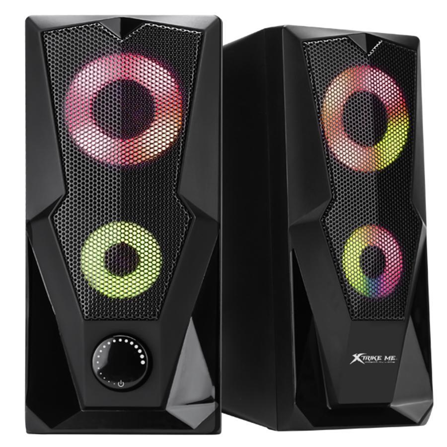 Xtrike Me- SK-501 - Haut-Parleurs Stéréo, 2 X 3W, Noir - Simple Boutique