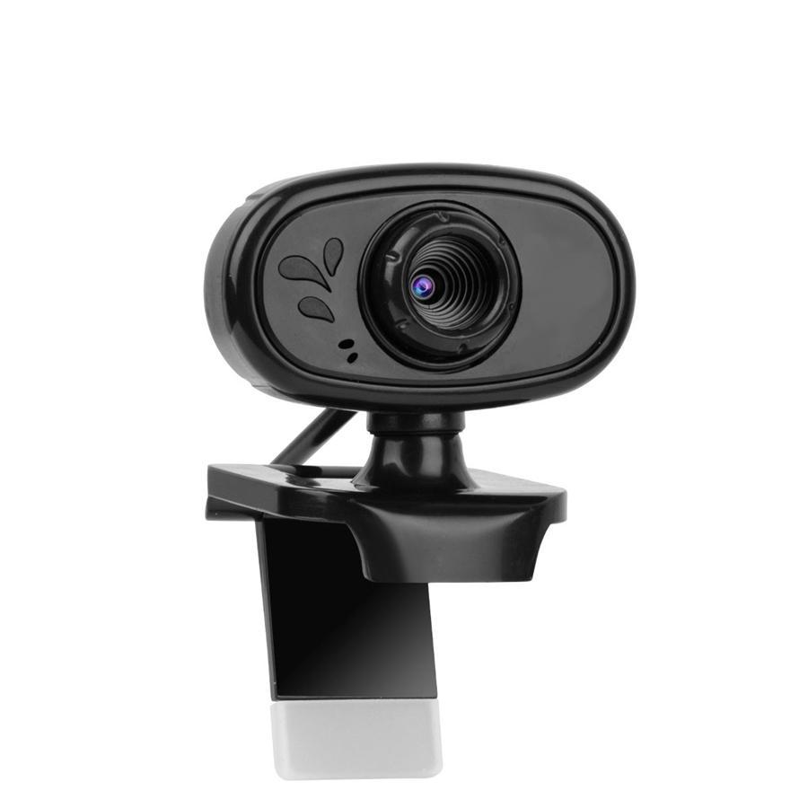 Xtrike Me - Webcam USB 2.0, 640 x 480, pour Streaming Vidéo, Conférence, Jeux, Compatible Windows et Mac OS, Noir