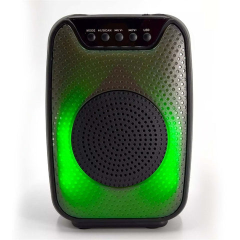 Yoco - Haut-Parleur Bluetooth avec Éclairage RVB, 5 Watts, Noir