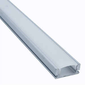 Yoho Canaux en Aluminium avec Diffuseurs pour Bandes Lumineuses LED, 17.5x8mm, Paquet de 10 - Simple Boutique
