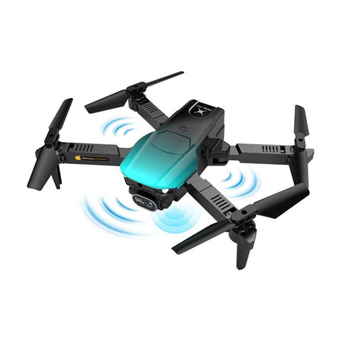 ZFR - Drone avec Double Objectif 4K avec Boite de Rangement et Télécommande, Comprend Trois Batteries, Noir