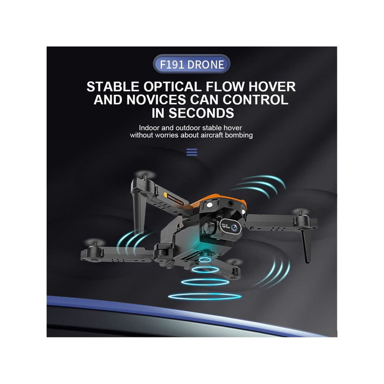 ZFR - Drone avec Double Objectif 4K avec Boite de Rangement et Télécommande, Streaming/Video en Direct, Noir - Simple Boutique