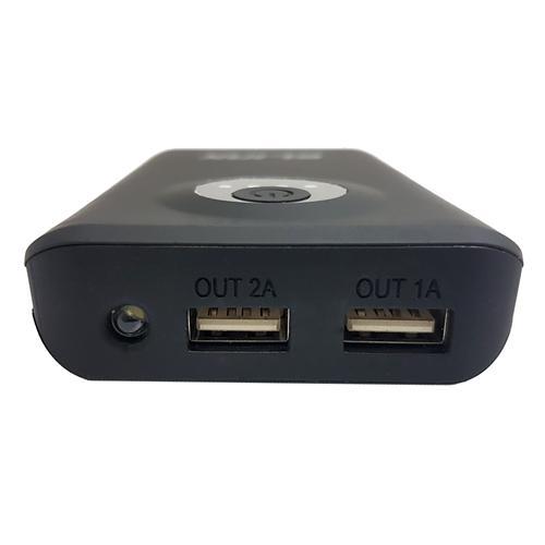 eLink Powerbank 2 Ports USB Avec Lampe De Poche 6800Mah - Simple Boutique