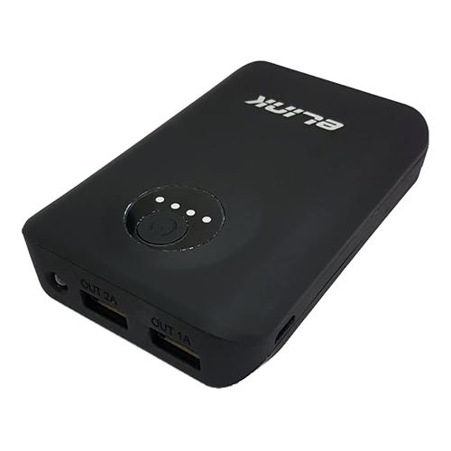 eLink Powerbank 2 Ports USB Avec Lampe De Poche 6800Mah - Simple Boutique