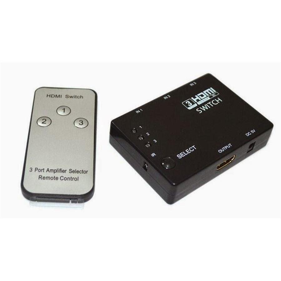 elink Commutateur HDMI à 3 Ports avec Télécommande - Simple Boutique