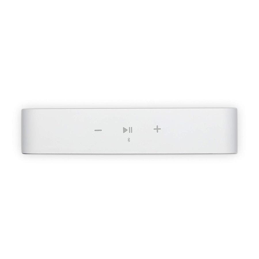 iHome ICVBT1WC Mirroir Portable avec Éclairage DEL, 6'' X 8'', Rechargeable avec Haut-Parleur Bluetooth, Blanc - Simple Boutique