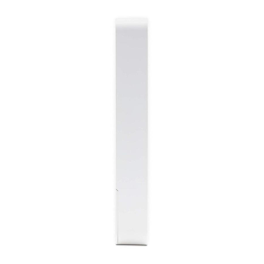 iHome ICVBT1WC Mirroir Portable avec Éclairage DEL, 6'' X 8'', Rechargeable avec Haut-Parleur Bluetooth, Blanc - Simple Boutique