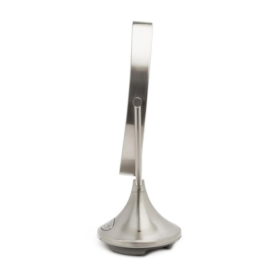 iHome ICVBT8SNC Miroir de Vanité Double Face de 9 po avec Chargement USB, Bluetooth Et Haut-Parleur, Argenté - Simple Boutique