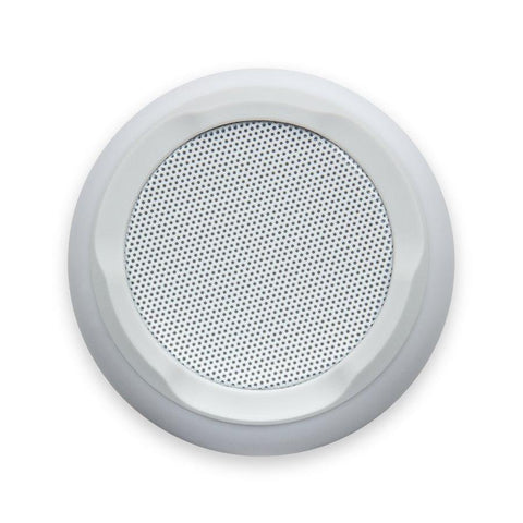 iHome IZBT4W Haut-Parleur Sans-Fil Bluetooth Avec Éclairage Appaisant aux Couleurs Variables, Anglais, Blanc