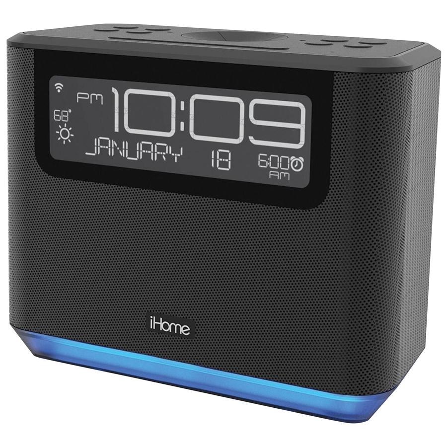 iHome iAVS16 Haut-parleur sans fil Bluetooth avec Alexa d'Amazon Noir